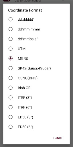 Mgrs & Utm Map Pro screenshot