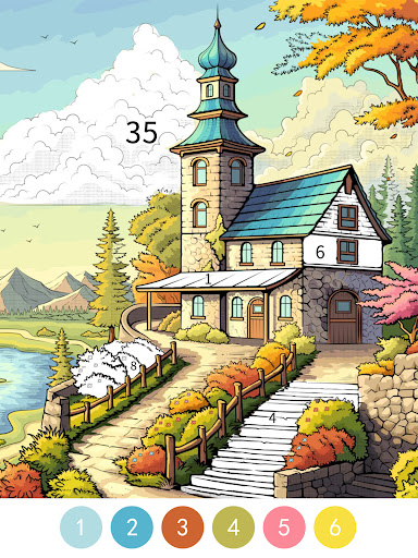 Vivid Color Paint By Number screenshot