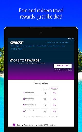 Orbitz Hotels & Flights screenshot