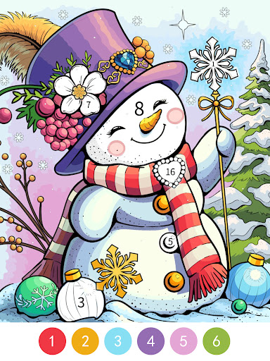 Vivid Color Paint By Number screenshot