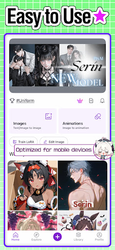 PixAI: AI Anime Art Generator screenshot