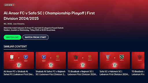 FIFA+ | Football streaming app screenshot