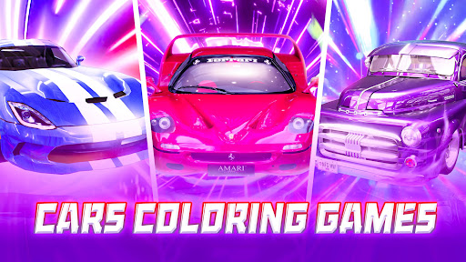 Car coloring games - Color car screenshot