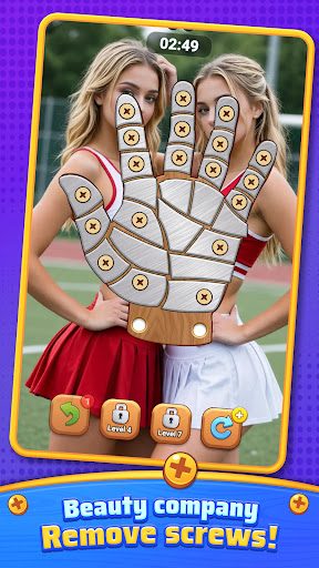 Wood Screw Lovely Puzzle screenshot