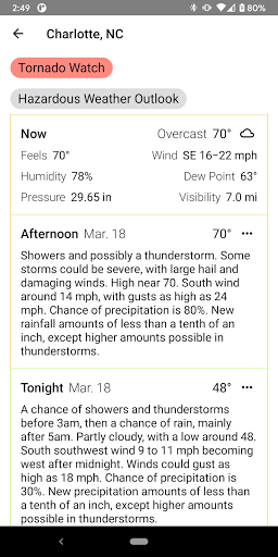 RadarX: Weather Radar/Forecast screenshot