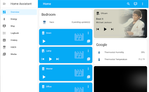 Home Assistant screenshot