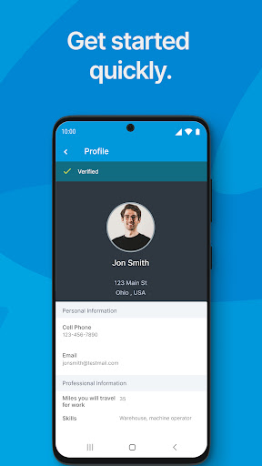 Staffmark WorkNOW screenshot