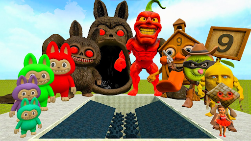 Nextbots In Backrooms: Shooter screenshot