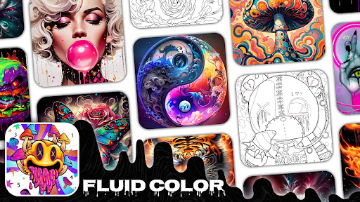 Fluid Art:Color By Number screenshot