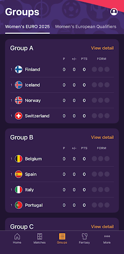 Nations League & Women's EURO screenshot