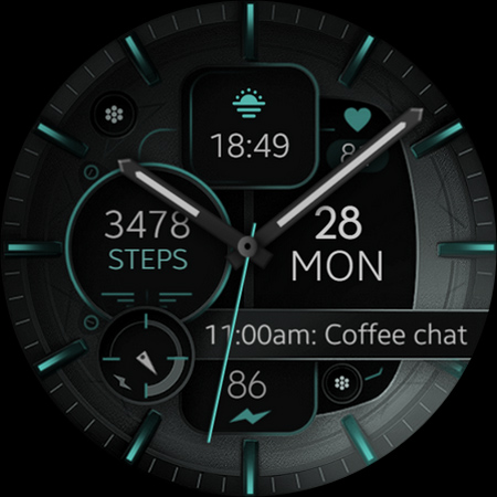 Dream 132 bronze watch face screenshot
