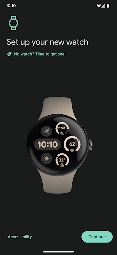 Google Pixel Watch screenshot