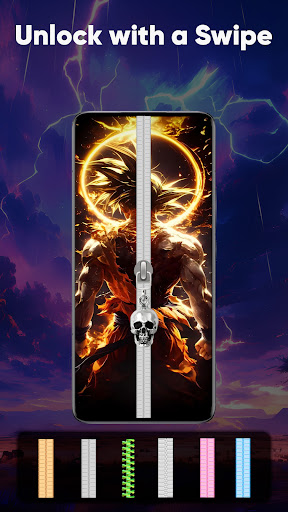 Zipper Lock Screen & Wallpaper screenshot