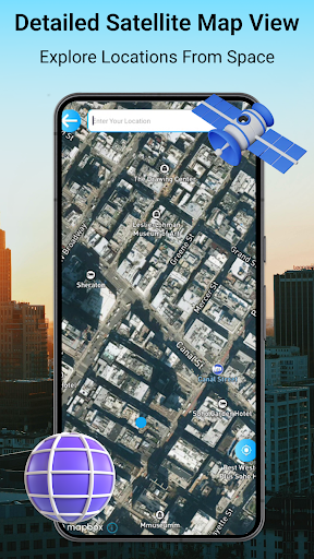 GPS Earth Live Satellite Maps screenshot