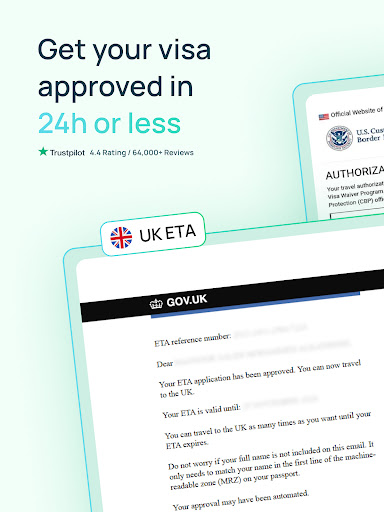 iVisa: ETA, eVisa, NZeTA, Visa screenshot