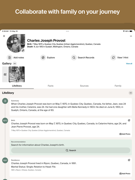 Ancestry: Family History & DNA screenshot