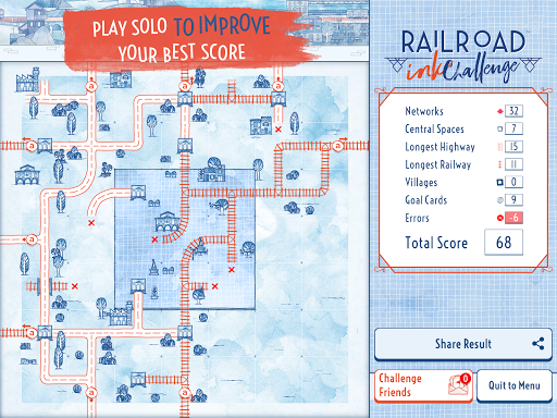 Railroad Ink Challenge screenshot