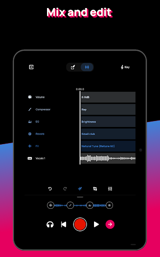 Voloco: Auto Vocal Tune Studio screenshot