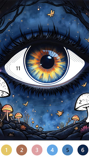 Macabre Color Paint By Number screenshot