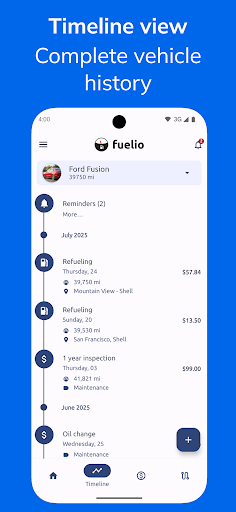 Fuelio: gas log & gas prices screenshot