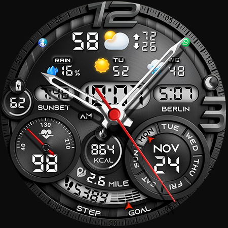 PER32 Ultra Hybrit Watch Face screenshot