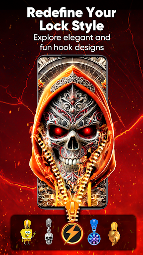 Zipper Lock Screen & Wallpaper screenshot