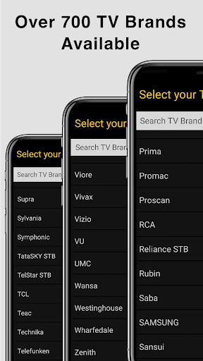 Universal TV Remote Control screenshot