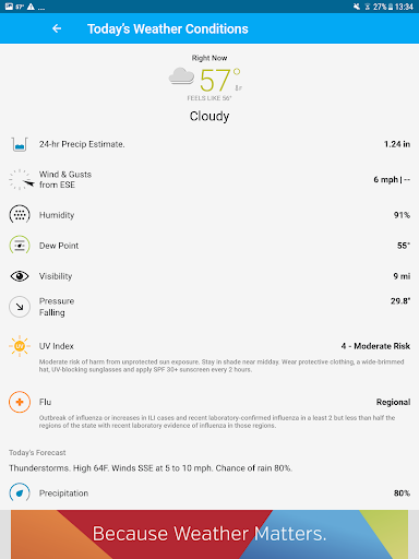 Weather data & microclimate : screenshot