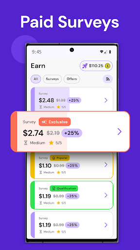 Pawns.app: Surveys for Money screenshot