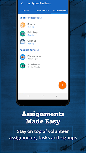 TeamSnap: manage youth sports screenshot
