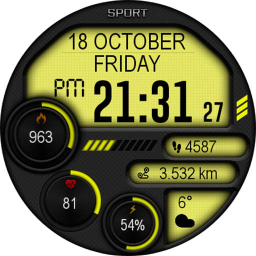 Digital Iwasa Watch Face screenshot