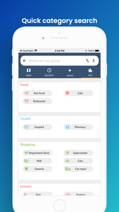 Offline Map Navigation screenshot