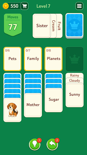 Solitaire Word Fun! screenshot