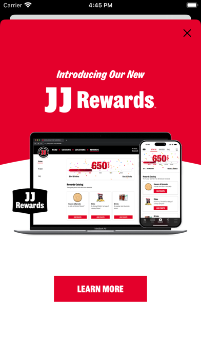 Jimmy John's Sandwiches screenshot