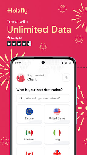 Holafly eSIM Prepaid Card screenshot