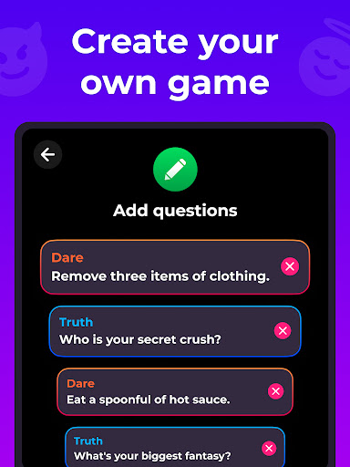 Truth or Dare - Spicy and Evil screenshot