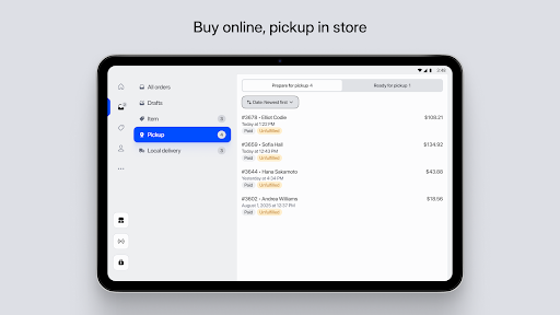Shopify Point of Sale (POS) screenshot