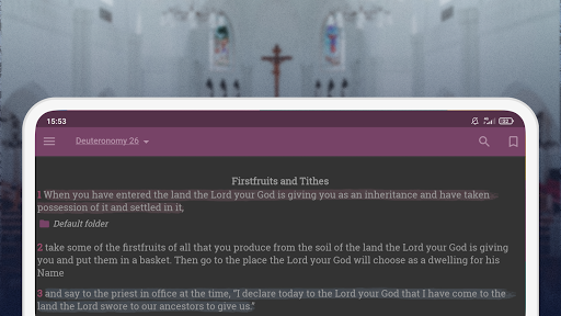 NIV Bible version, Offline app screenshot