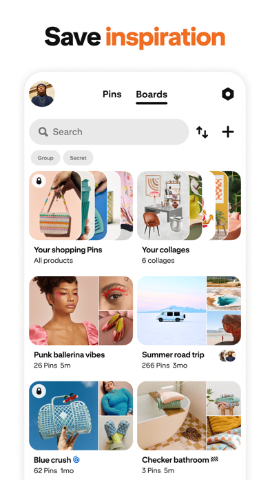 Pinterest screenshot