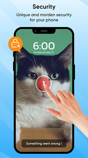 Touch Lock Screen Touch Photo screenshot