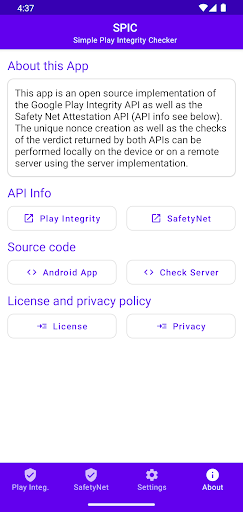 SPIC - Play Integrity Checker screenshot
