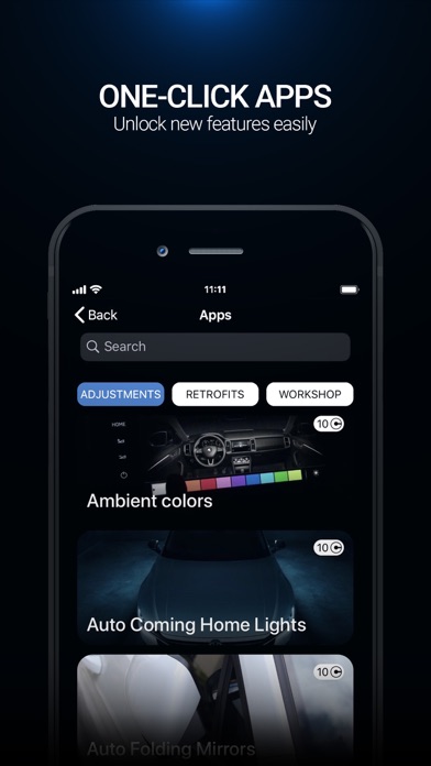 OBDeleven VAG car diagnostics screenshot
