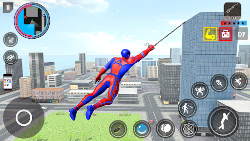 Spider Rope Action Game screenshot
