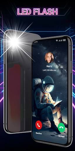 Color Call Theme, Call Screen screenshot