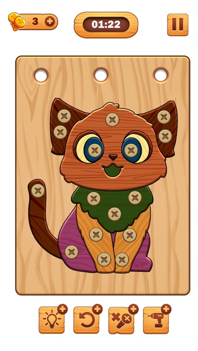 Screw Puzzle: Wood Nut & Bolt™ screenshot