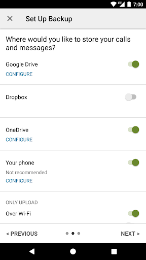 SMS Backup & Restore screenshot