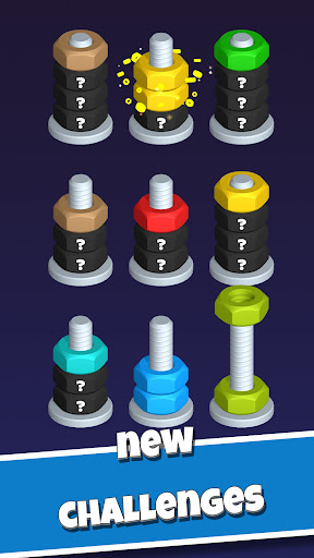 Nut Sort-Color Puzzle Game screenshot
