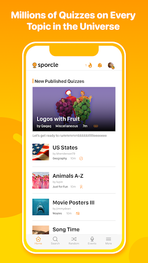 Sporcle : Play Trivia Quizzes screenshot