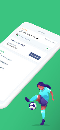 Heja Sports Team Communication screenshot