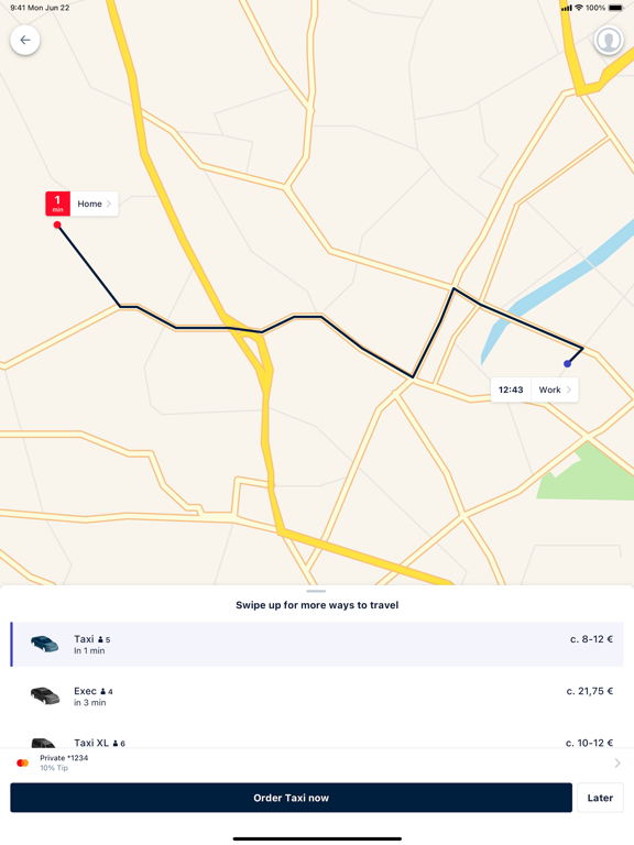 FREENOW - Taxi and more screenshot